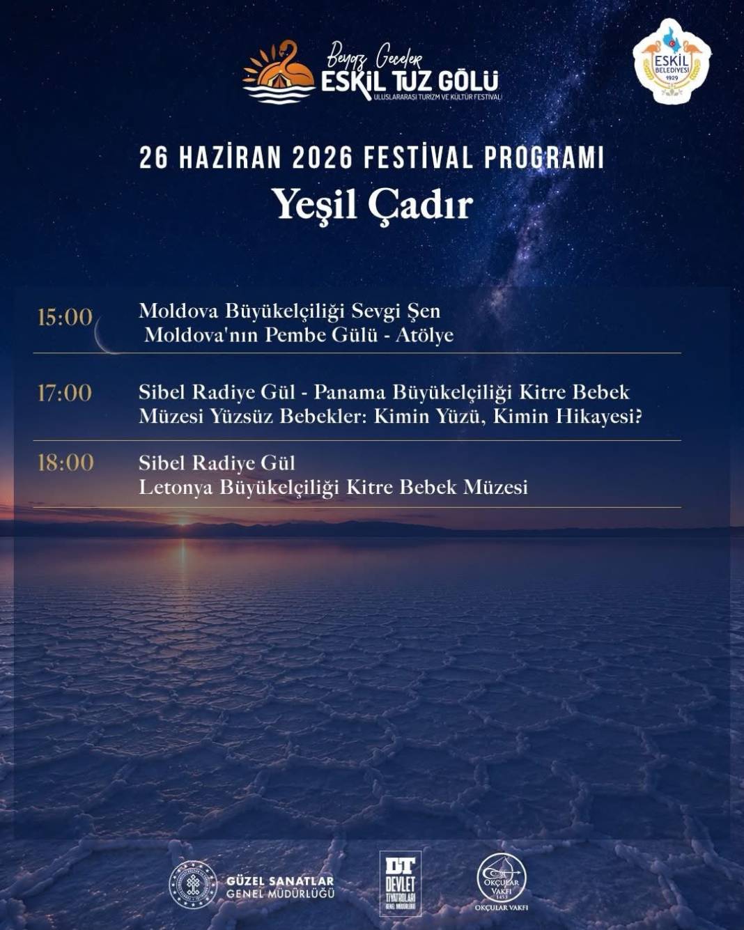 Eskil Tuz Gölü Uluslararası Kültür ve Turizm Festivali 26 Haziran Cuma Programı 5