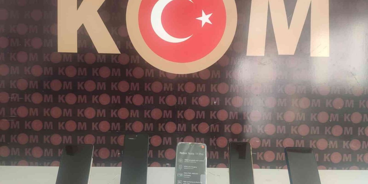 Konya’da 124 adet gümrük kaçağı telefon ele geçirildi