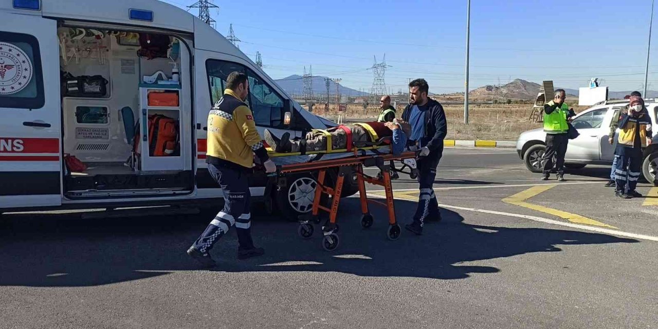 Konya’da trafik kazası: 2 yaralı