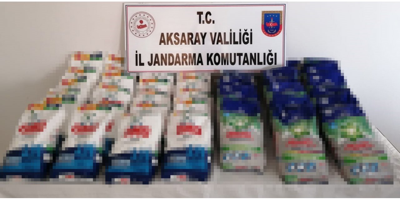 Aksaray jandarmadan “sahte deterjan” operasyonu