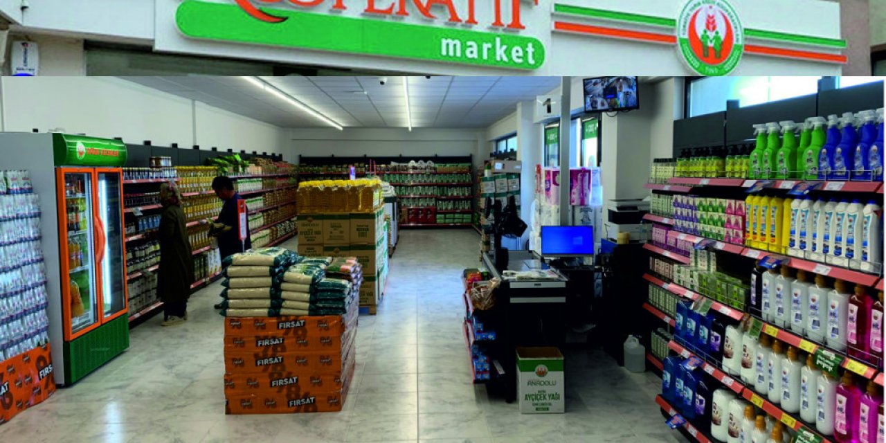 Tarım Kredi Eskil'e market açtı!