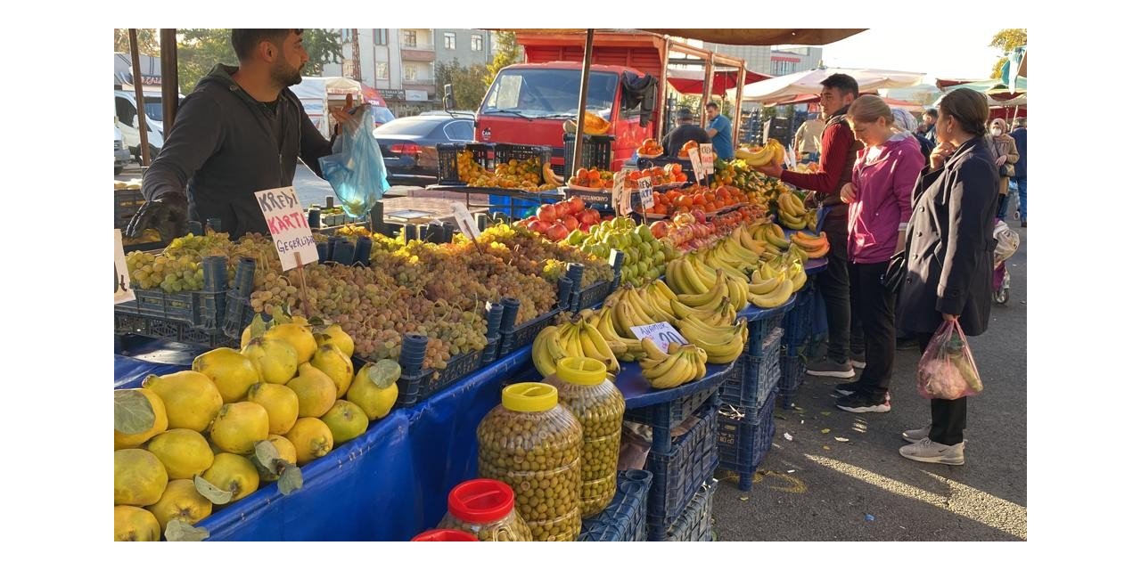 Halk pazarında güncel fiyatlar