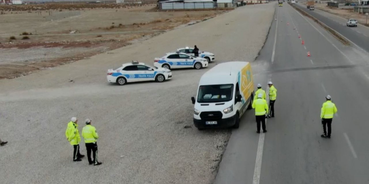 Kural ihlalleri metrelerce uzaktan dron ile tespit edildi