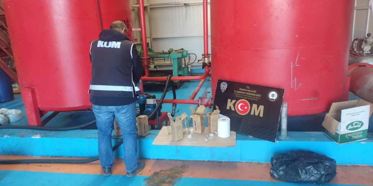 Konya’da 22 bin 310 litre kaçak akaryakıt ele geçirildi