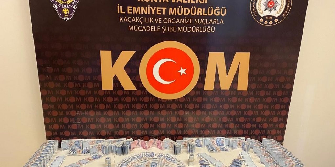 Konya’da 55 bin 100 TL değerinde sahte para ele geçirildi