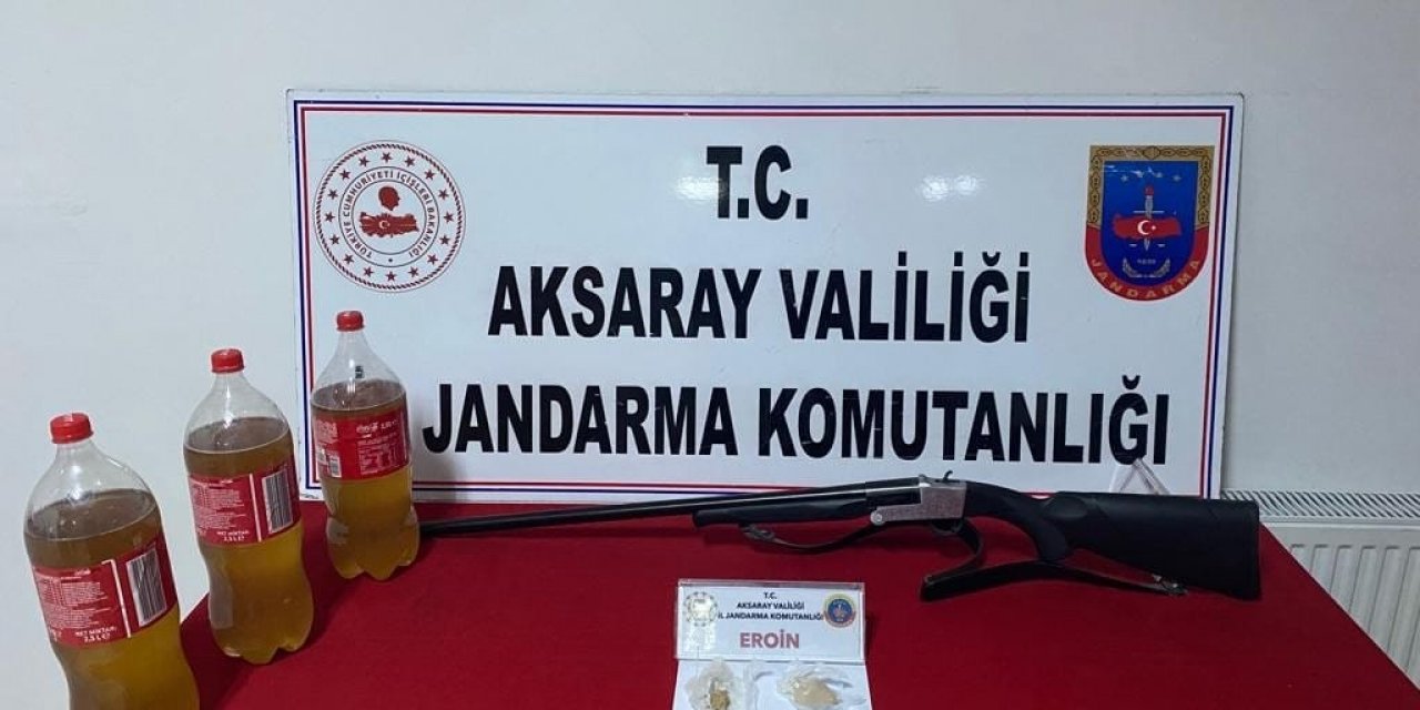 Jandarmadan 3 adrese eş zamanlı uyuşturucu baskını