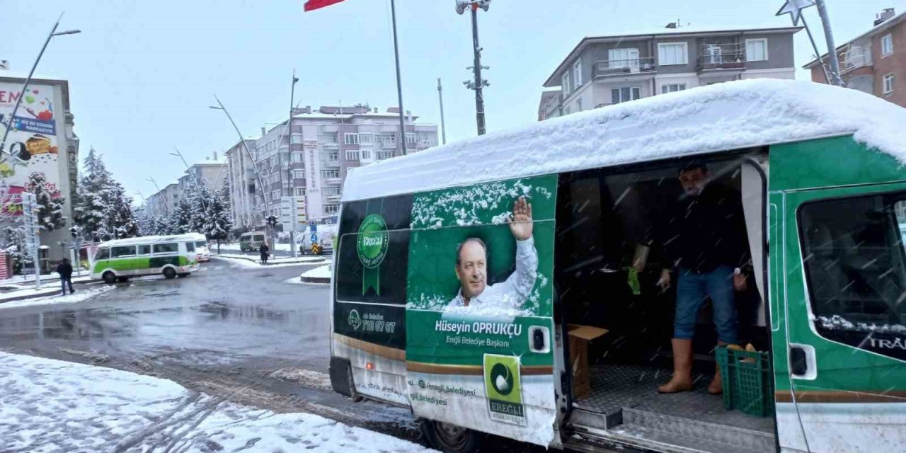 Ereğli Belediyesinden deprem bölgesine yardım