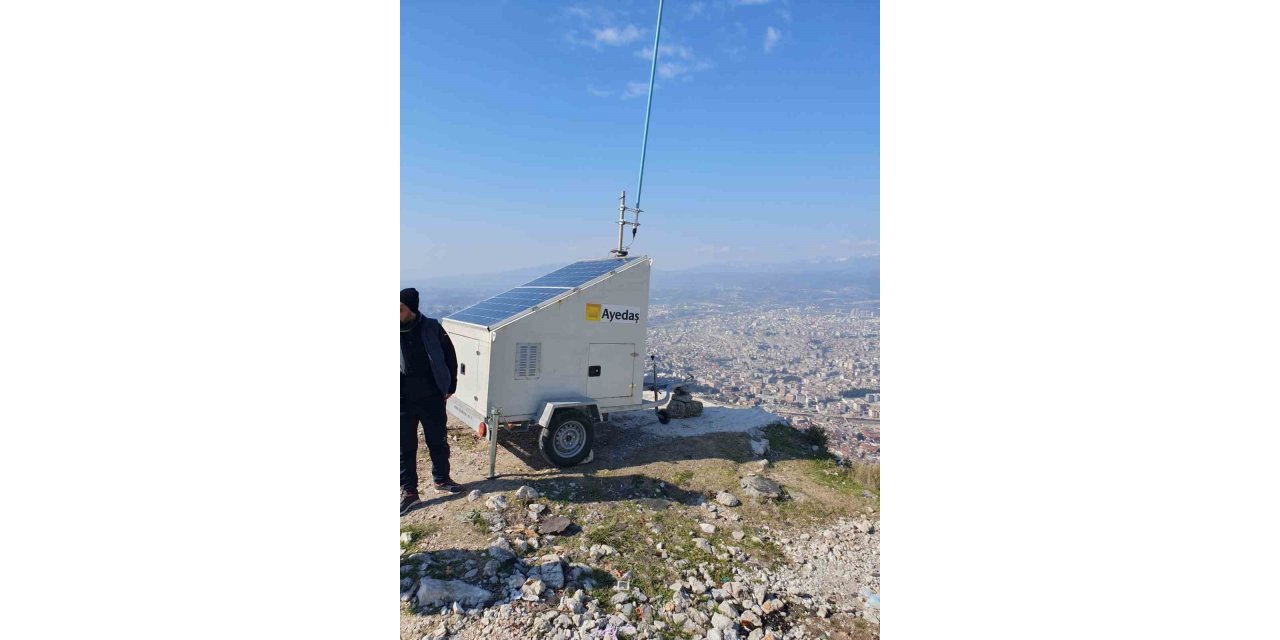 Toroslar EDAŞ deprem bölgesinde afet haberleşme sistemini devreye aldı