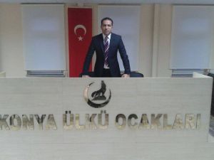 Konya Ülkü Ocaklarında Bayrak Değişimi