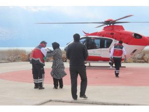 Tarım İlacından Zehirlenen Çocuğa Helikopter Ambulans