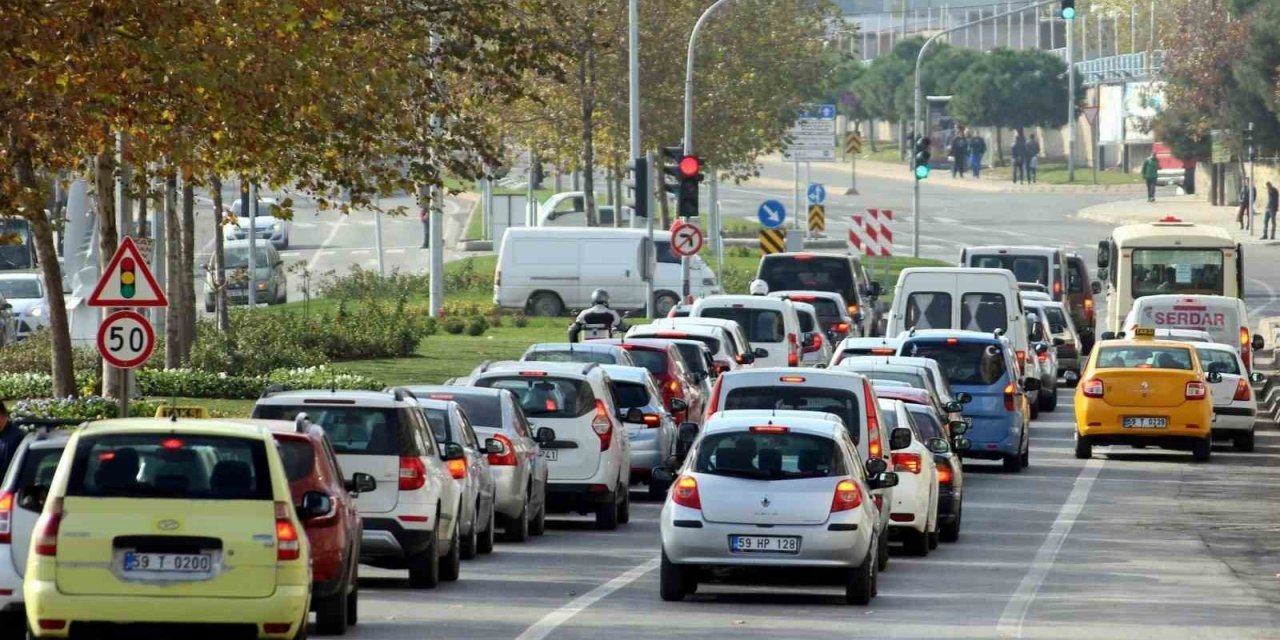 Tekirdağ’da motorlu araç sayısı 302 bine yükseldi