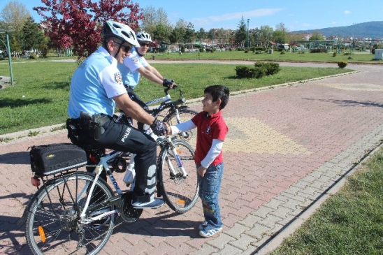 Beyşehir’de Sahil Ve Parklar Bisikletli Polislere Emanet