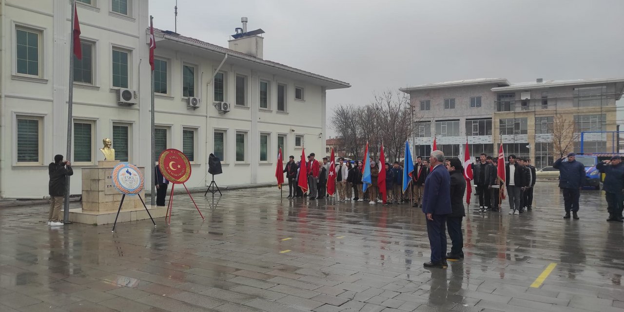 Eskil'de Çanakkale Şehitlerini Anma Programı Düzenlendi