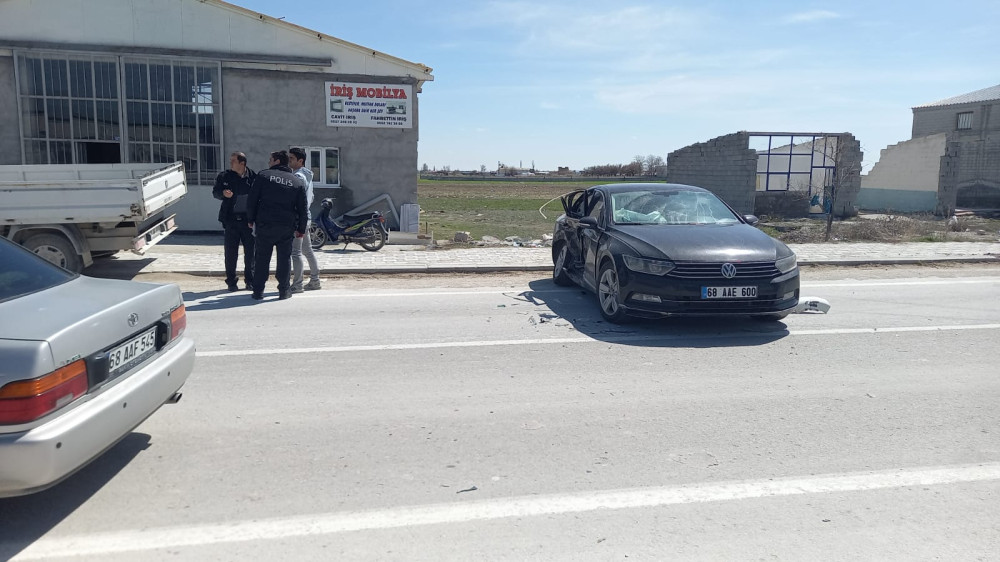 CHPli Ali Abbas Ertürk Eskil'de trafik kazası geçirdi