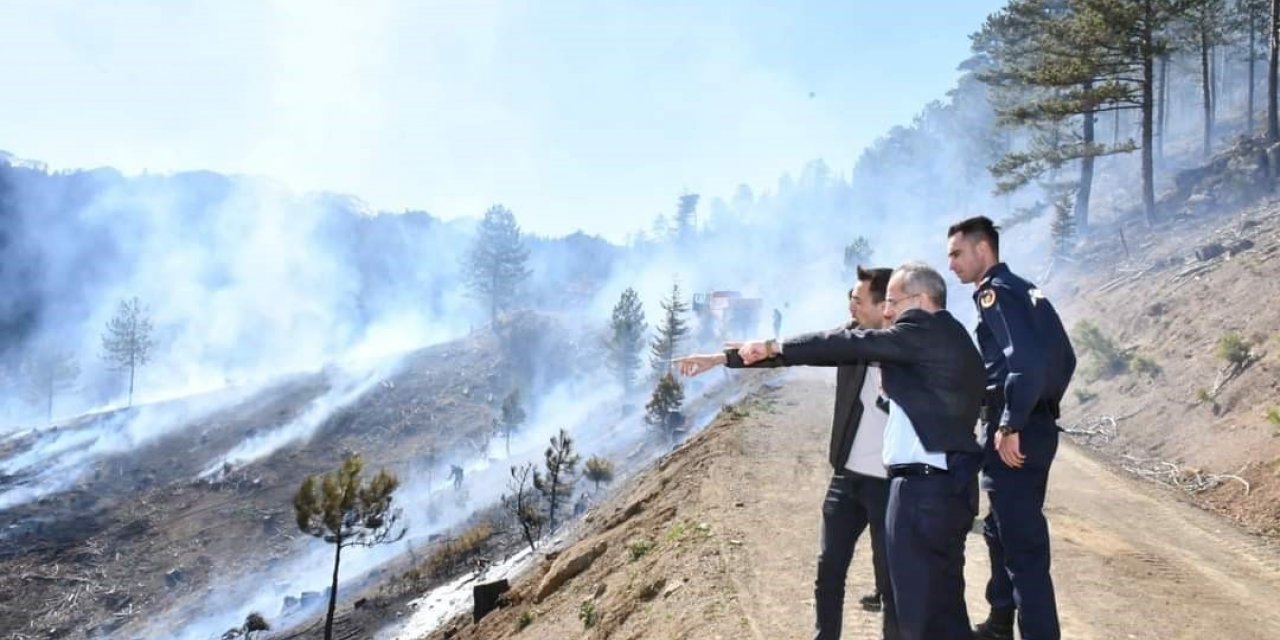 Konya’da ormanlık alanda yangın kontrol altına alındı