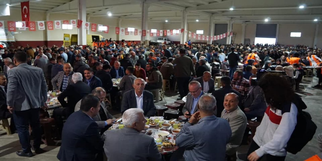 Eskil MHP'nin iftarı yoğun katılımla gerçekleşti