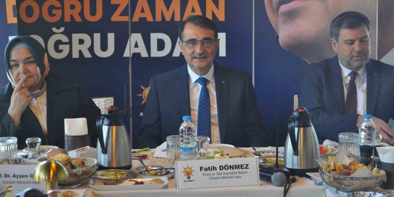 Bakan Dönmez, “Eskişehir için 5 yatırım alanı belirledik”