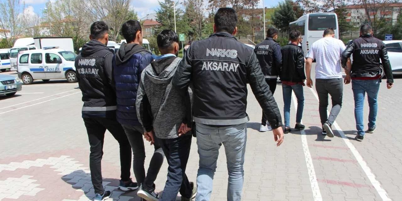 Aksaray’da uyuşturucu operasyonu: 24 şüpheli tutuklandı