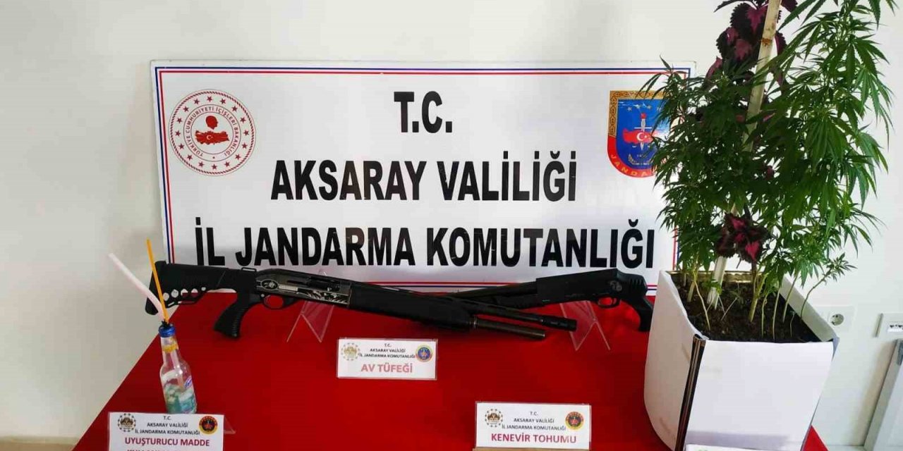 Jandarmadan uyuşturucu ve kaçak silah operasyonu