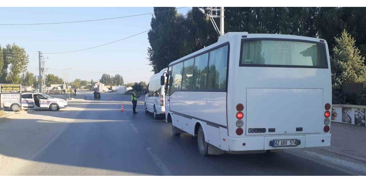 Konya’da jandarma trafikten yaz denetimi