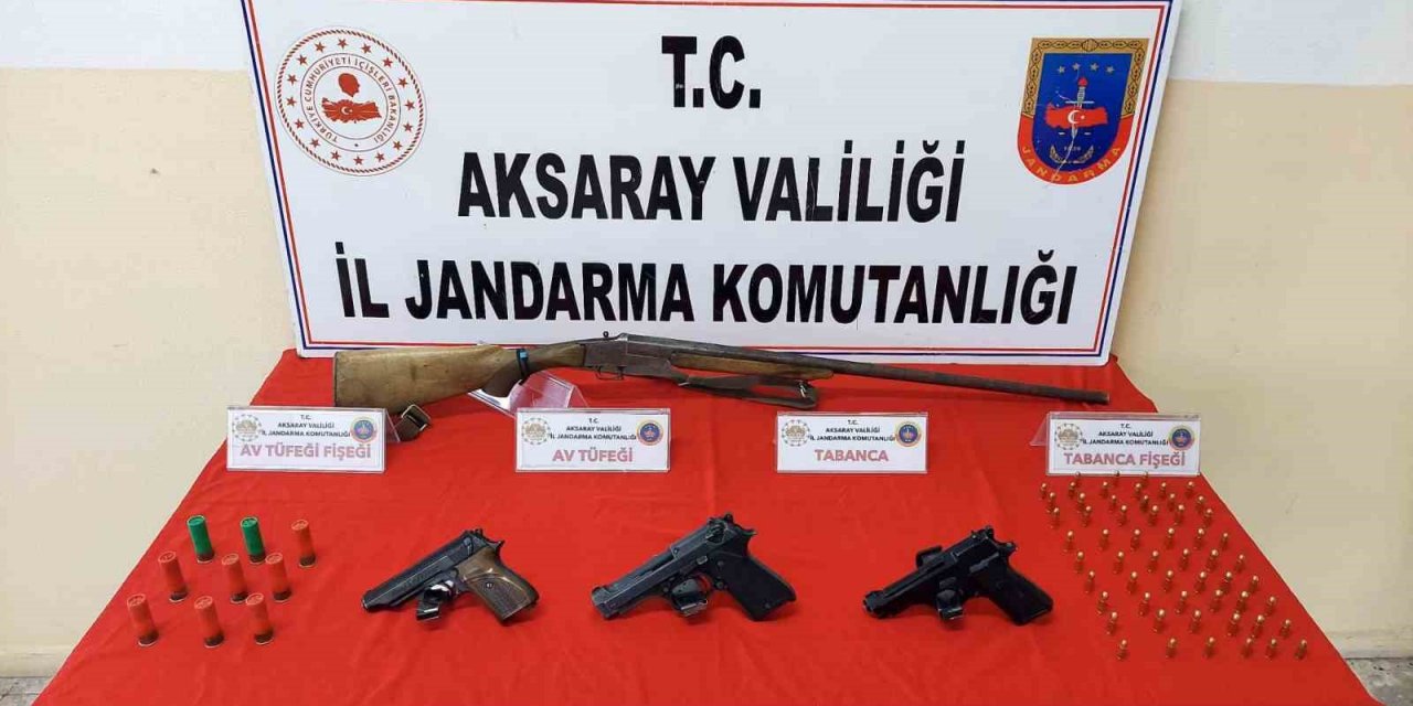 Aksaray jandarmadan silah ticareti operasyonu