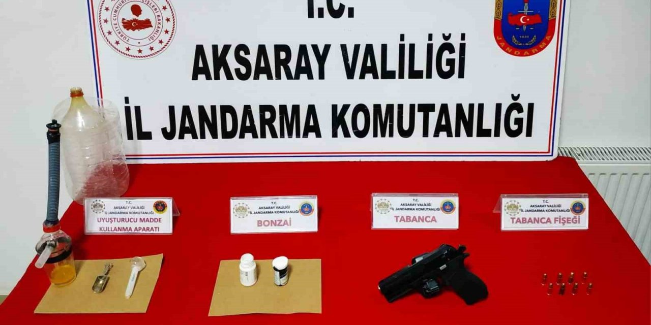 Aksaray Jandarma’dan uyuşturucu operasyonu