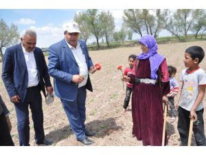 Aksaray’da Çiftçilere Karanfilli Kutlama