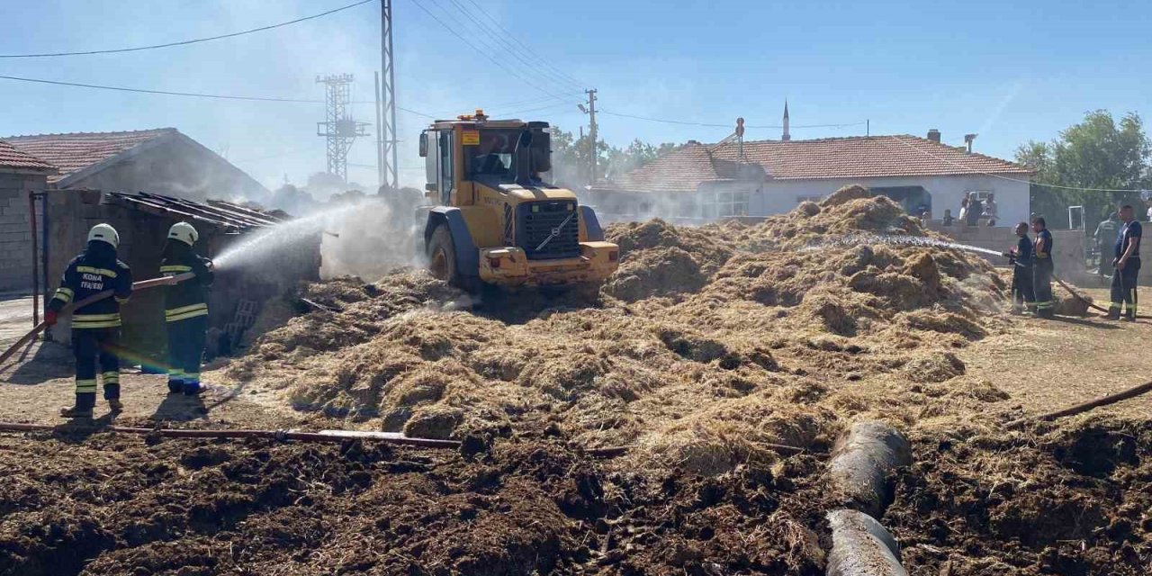 Kulu’da saman yangını