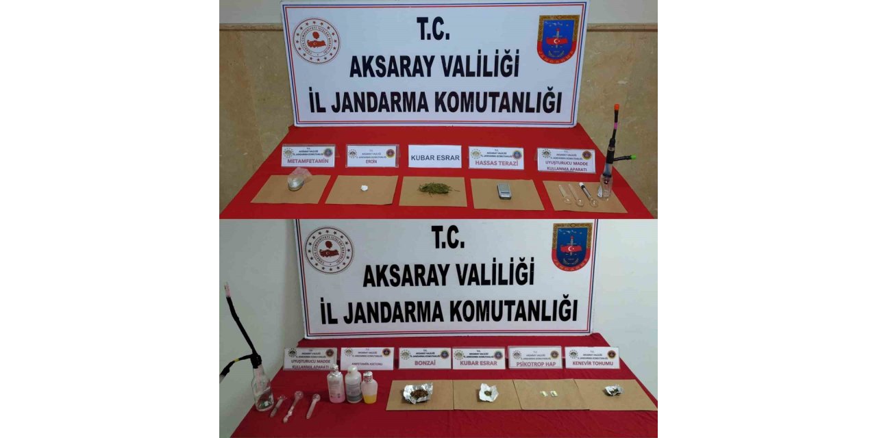 Aksaray jandarmadan uyuşturucu operasyonu: 3 gözaltı