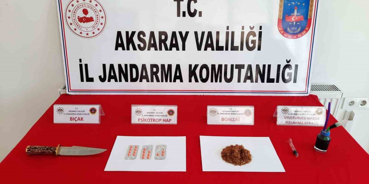 Aksaray jandarmadan uyuşturucu operasyonu: 5 gözaltı