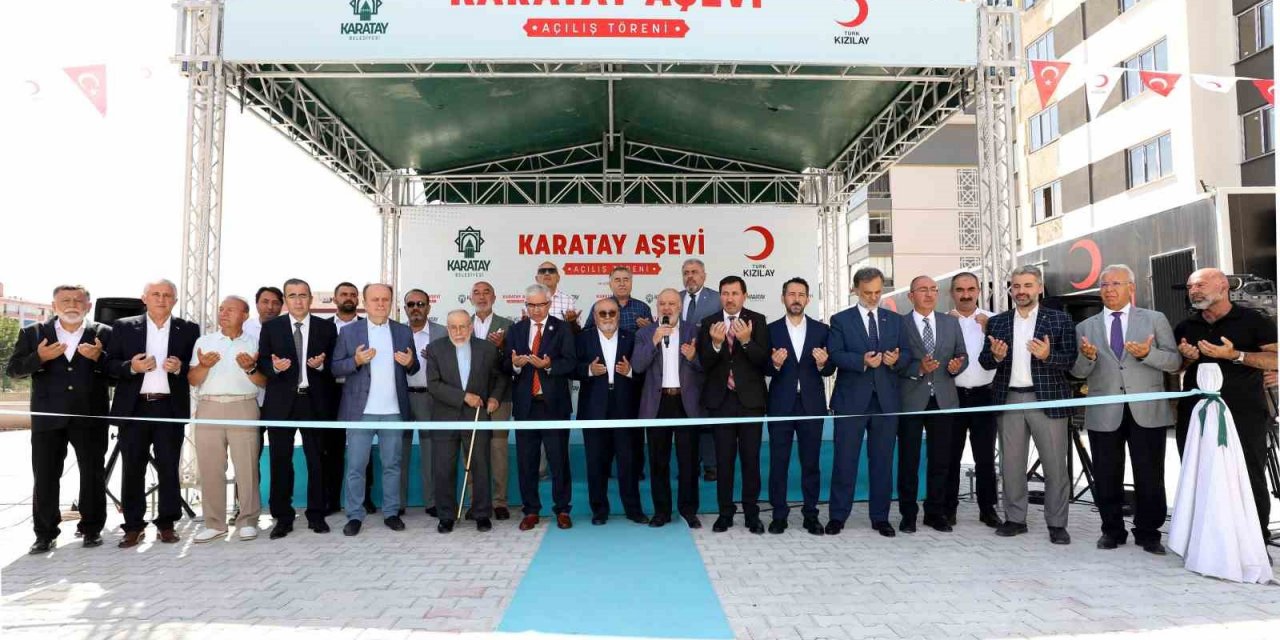 Karatay Aşevi hizmete açıldı