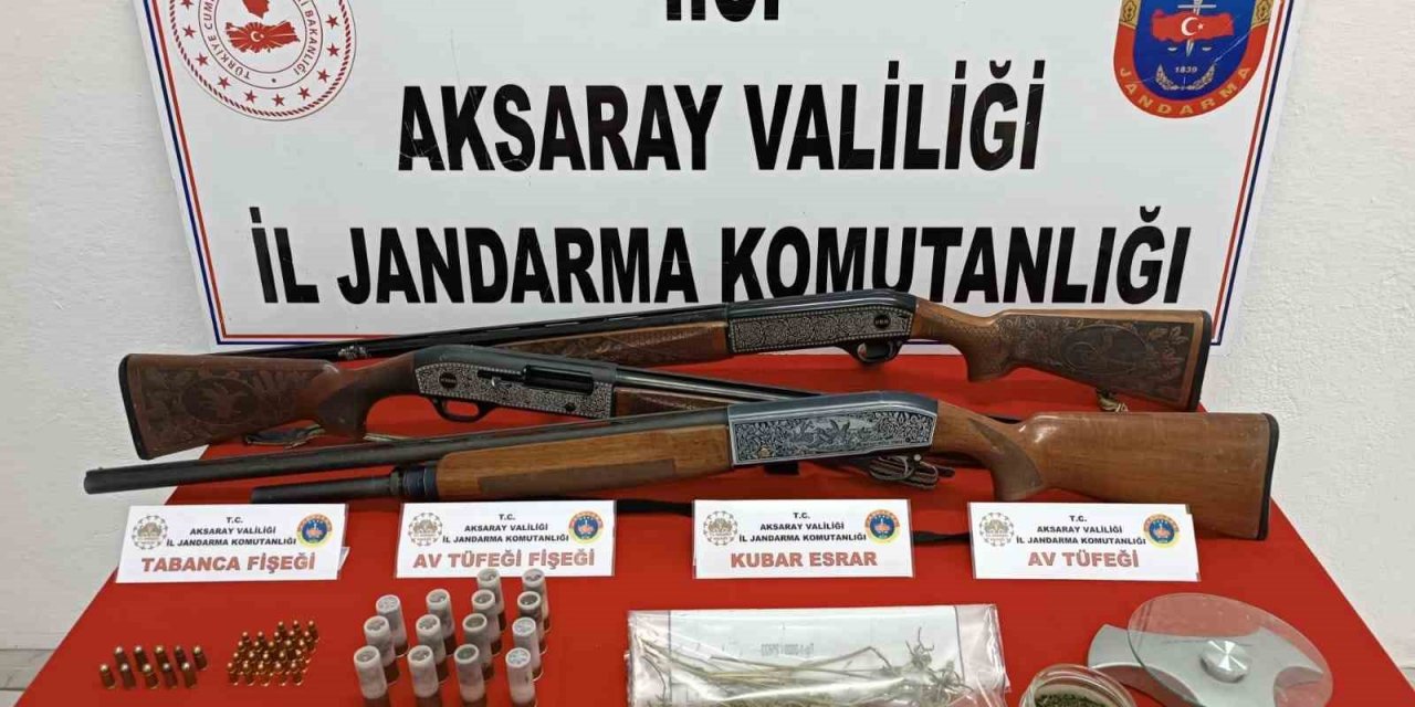 Aksaray’da uyuşturucu tacirine jandarma operasyonu