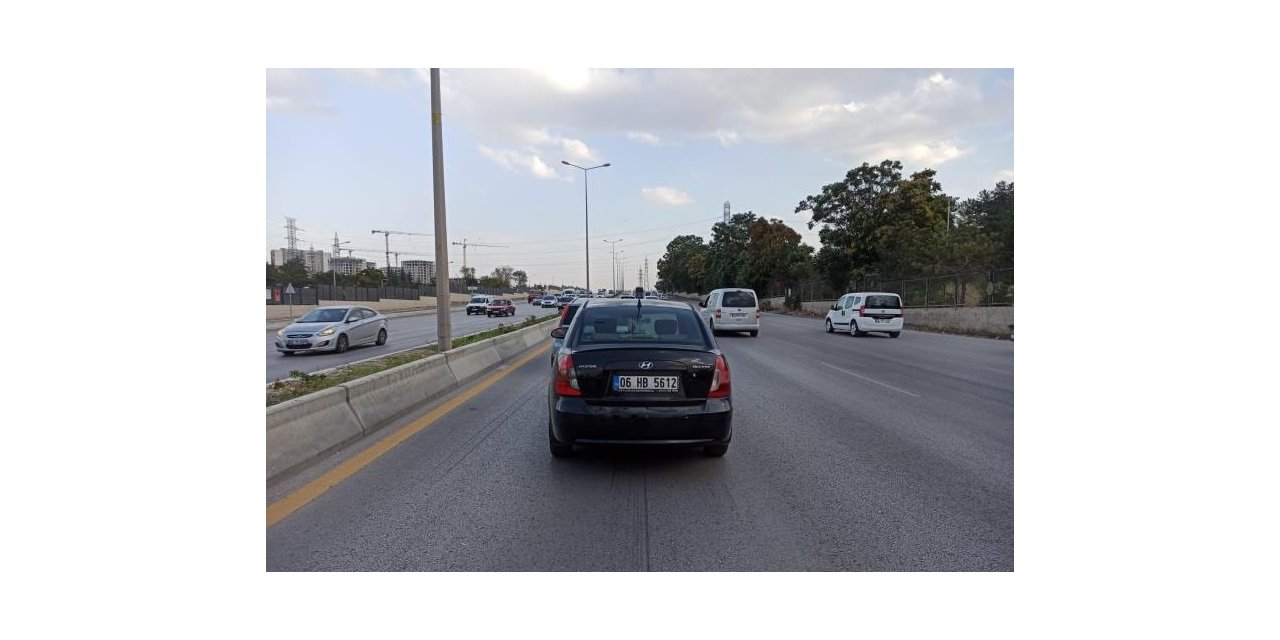 Ankara’da 7 araçlı  zincirleme trafik kazası
