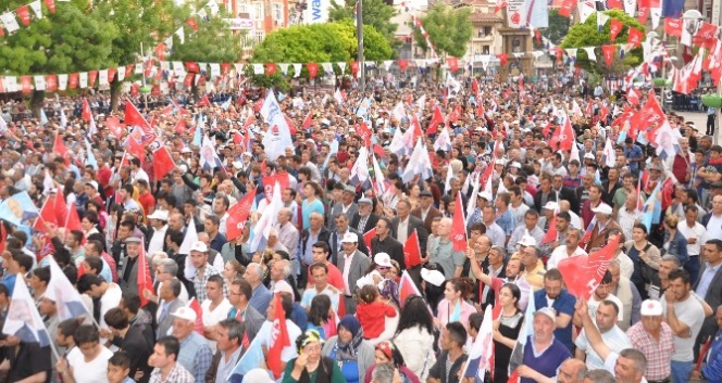 CHP Lideri Kılıçdaroğlu Aksaray’da Konuştu