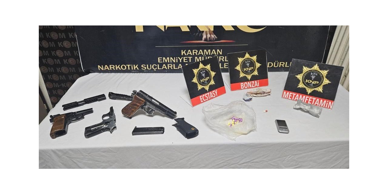 Karaman’da uyuşturucudan 3 kişi tutuklandı