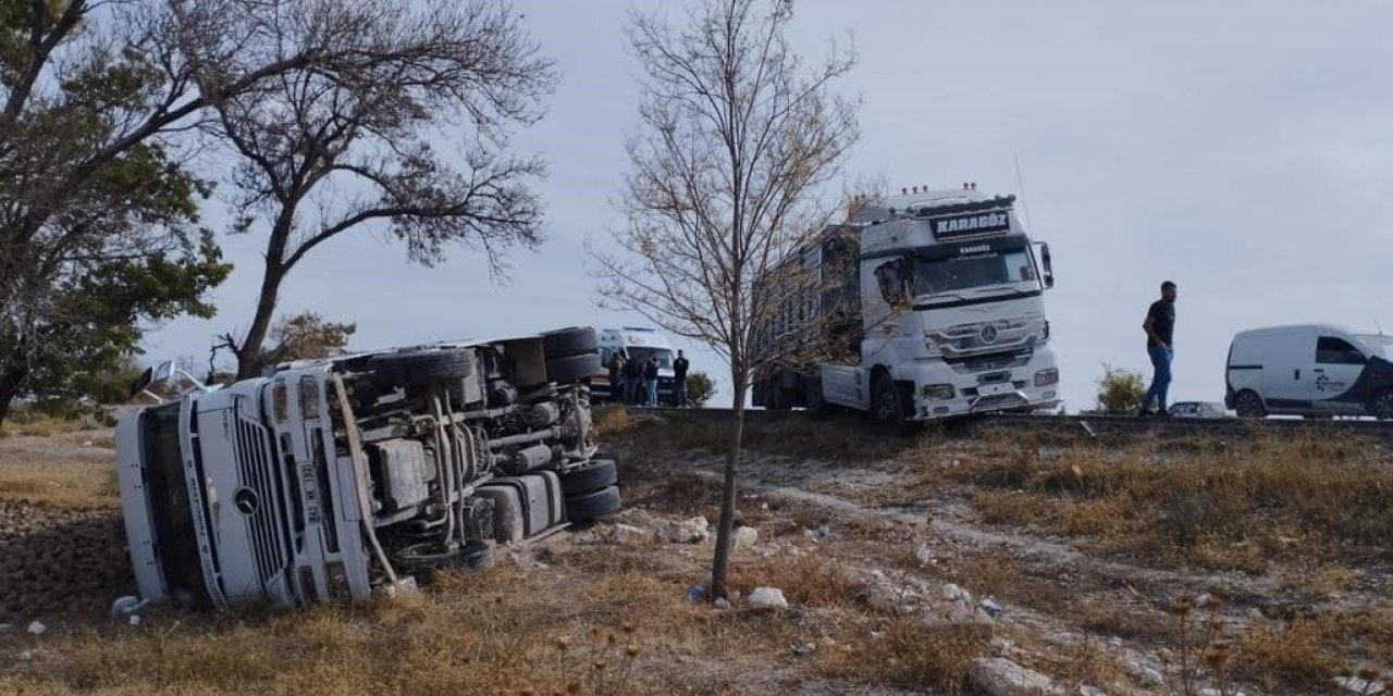 Konya’da trafik kazası: 1 yaralı