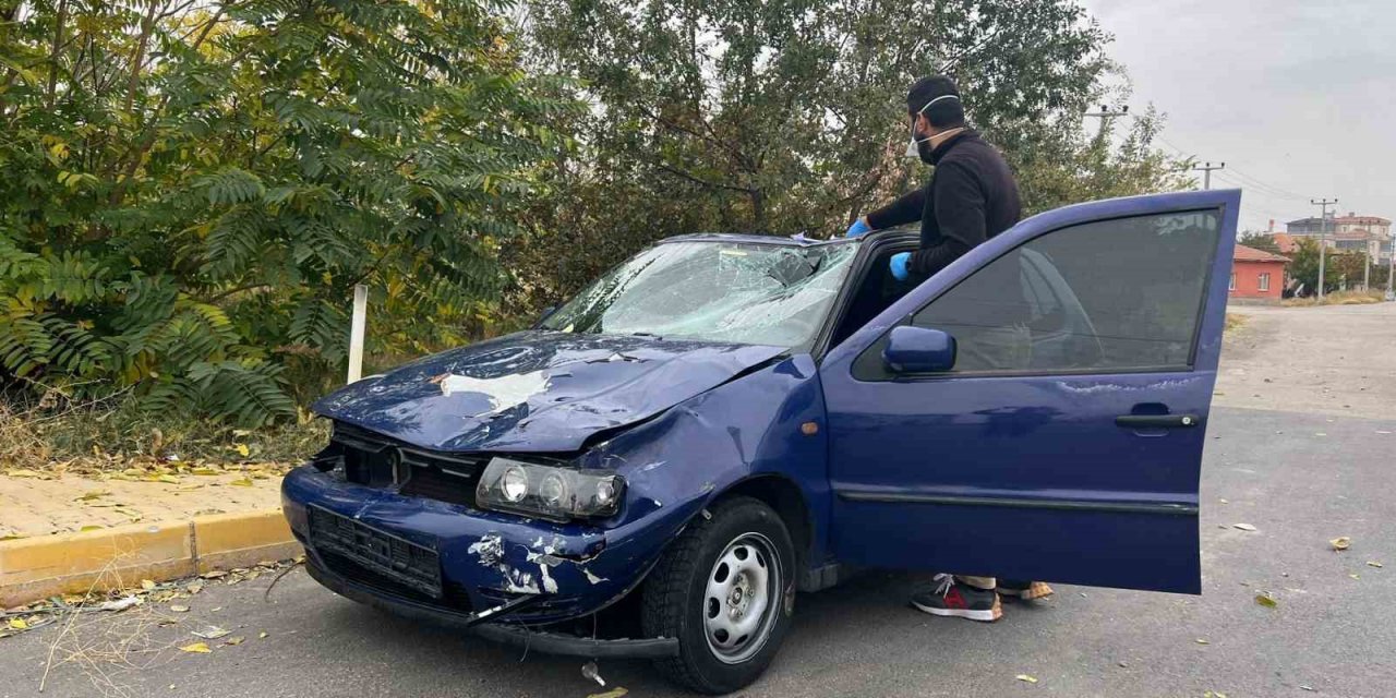 Aksaray’da otomobil ile motosiklet çarpıştı: 2 yaralı