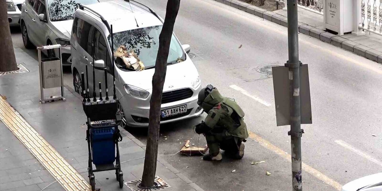 Niğde’de şüpheli çanta alarmı