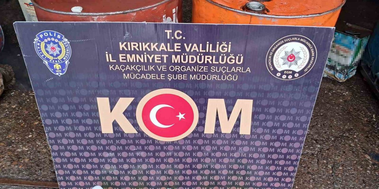 Kırıkkale’de 350 litre kaçak akaryakıt ele geçirildi: 1 gözaltı