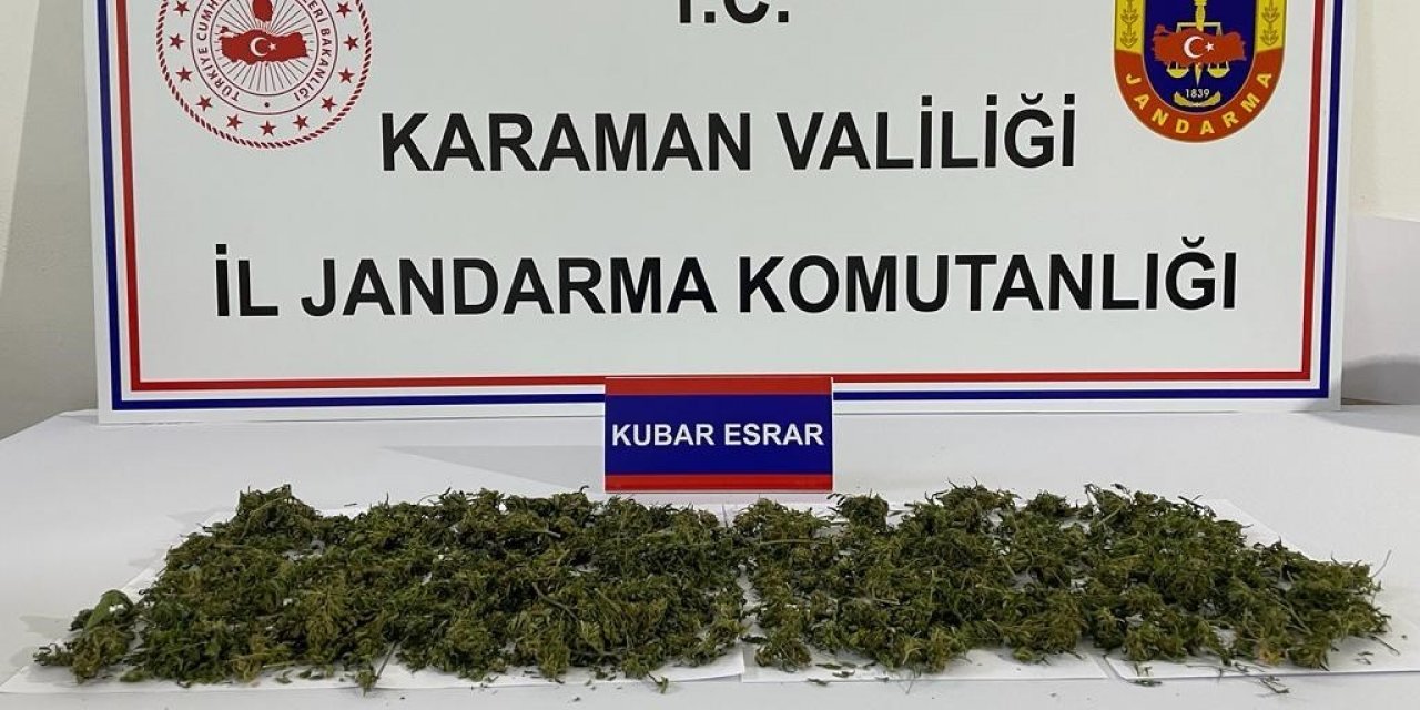 Karaman’da uyuşturucu operasyonu