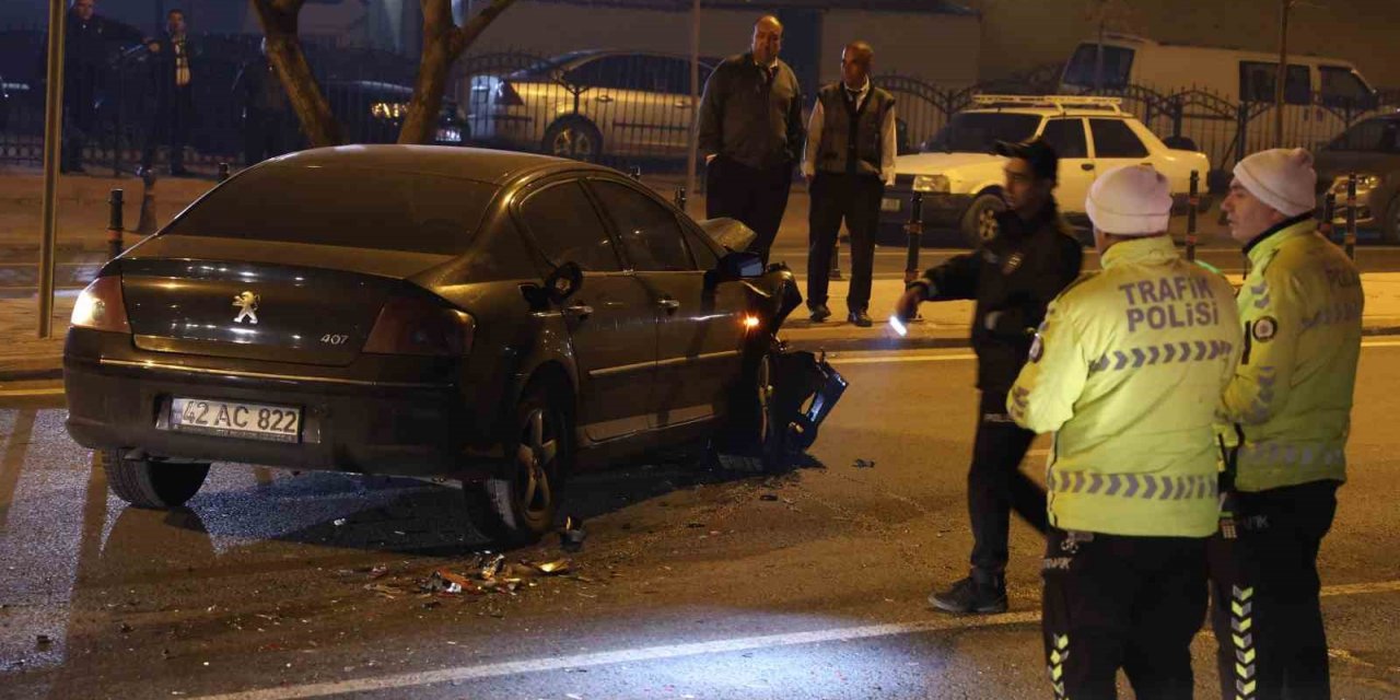 Konya’da kaza yapan otomobilin çalındığı ortaya çıktı