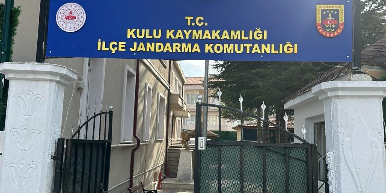 Konya’da aranan şahıs jandarmaya yakalandı