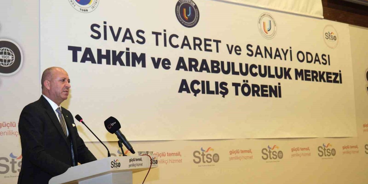 ASO Başkanı Ardıç, Sivas TSO Tahkim ve Arabulucuk Merkezinin açılışını yaptı