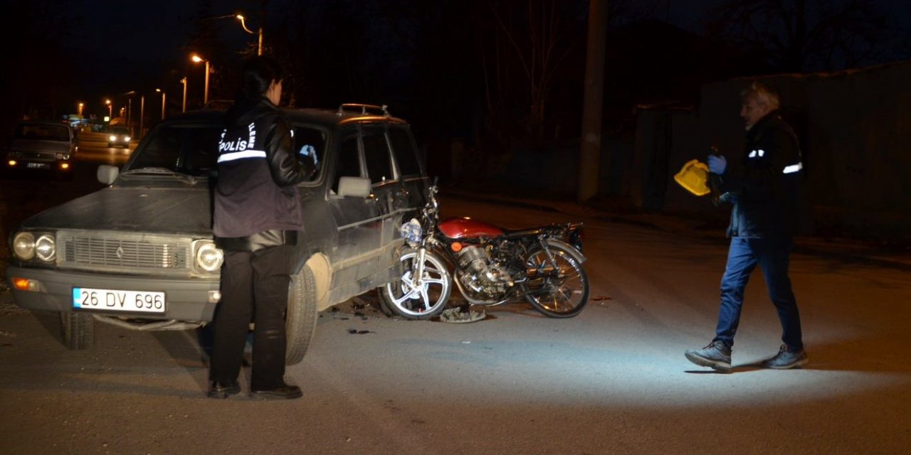 Konya’da otomobille motosiklet çarpıştı: 1 yaralı