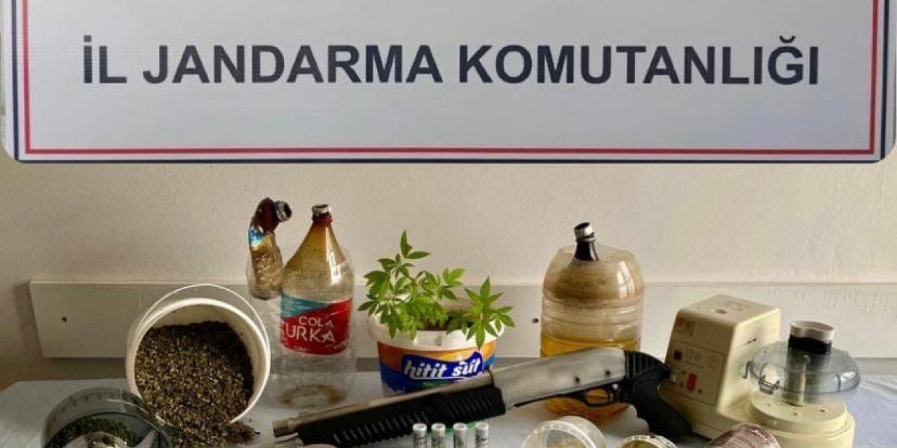 Jandarmanın yaptığı uyuşturucu operasyonunda 1 şüpheli tutuklandı