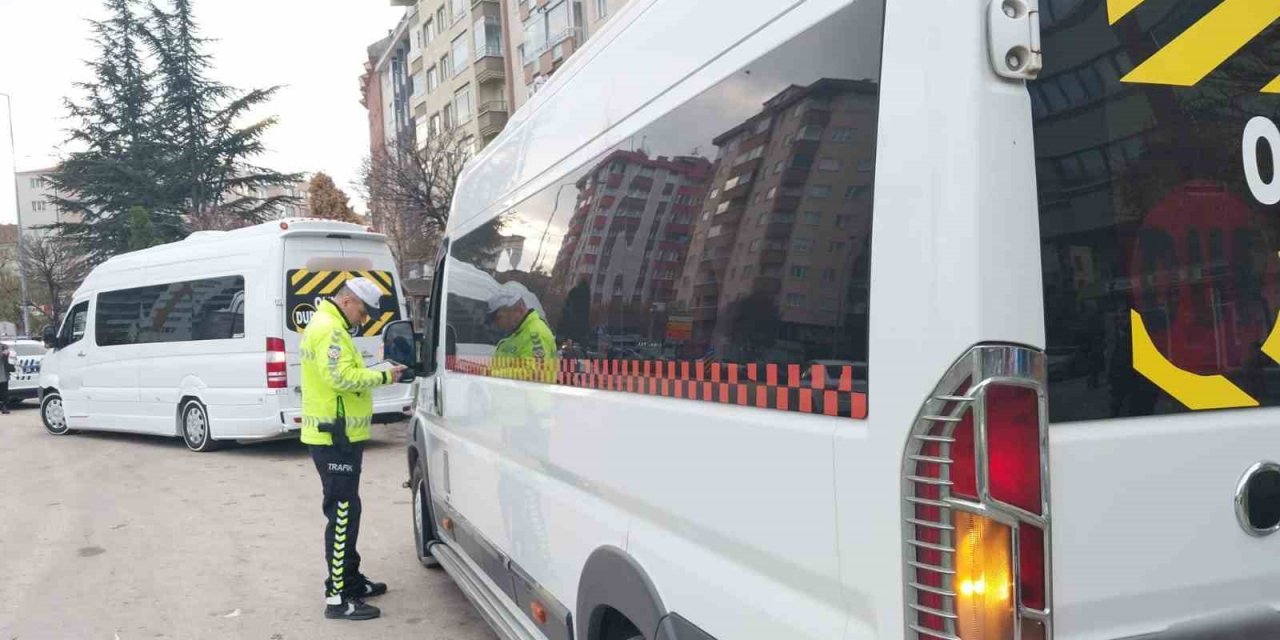 Eskişehir’de okul servislerine denetim