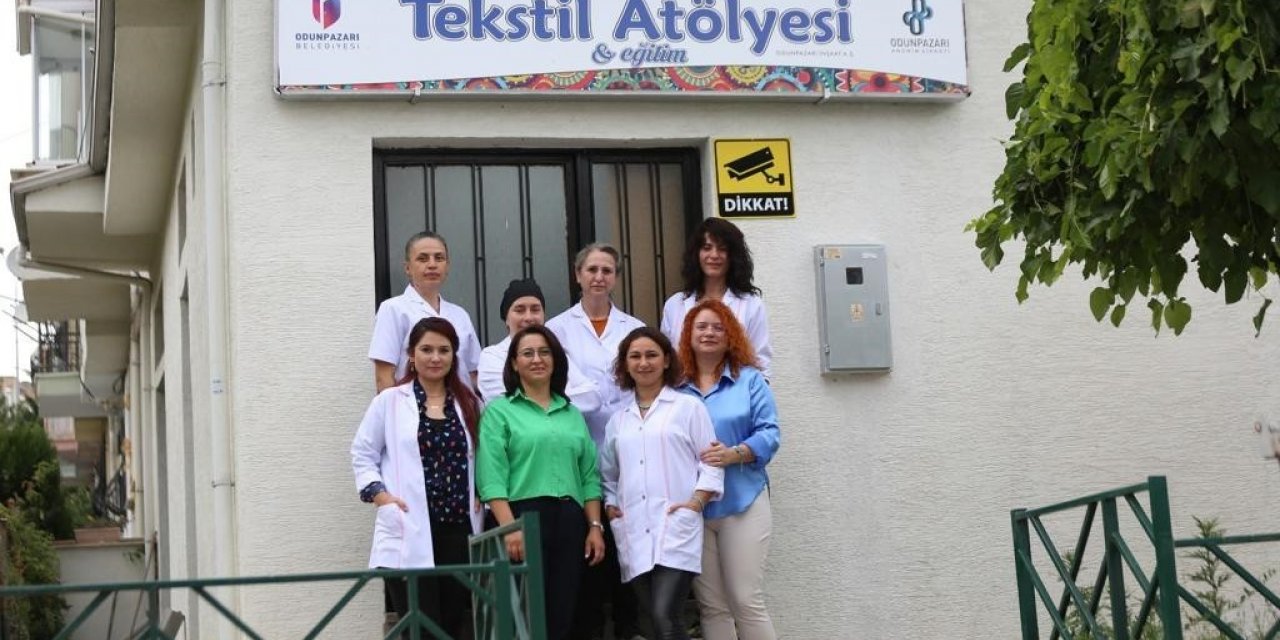 Odunpazarı tekstil atölyeleri 3 milyon 500 bin TL kâr etti