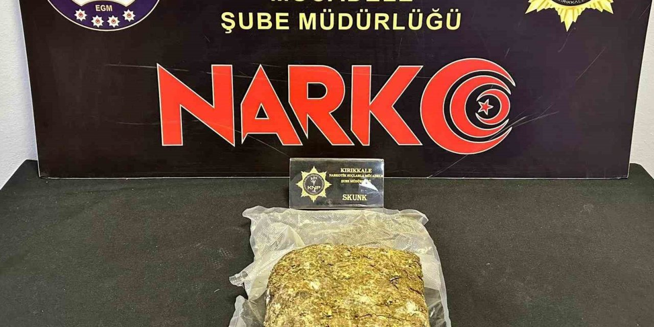 Kırıkkale’de 986 gram skunk ele geçirildi: 2 gözaltı