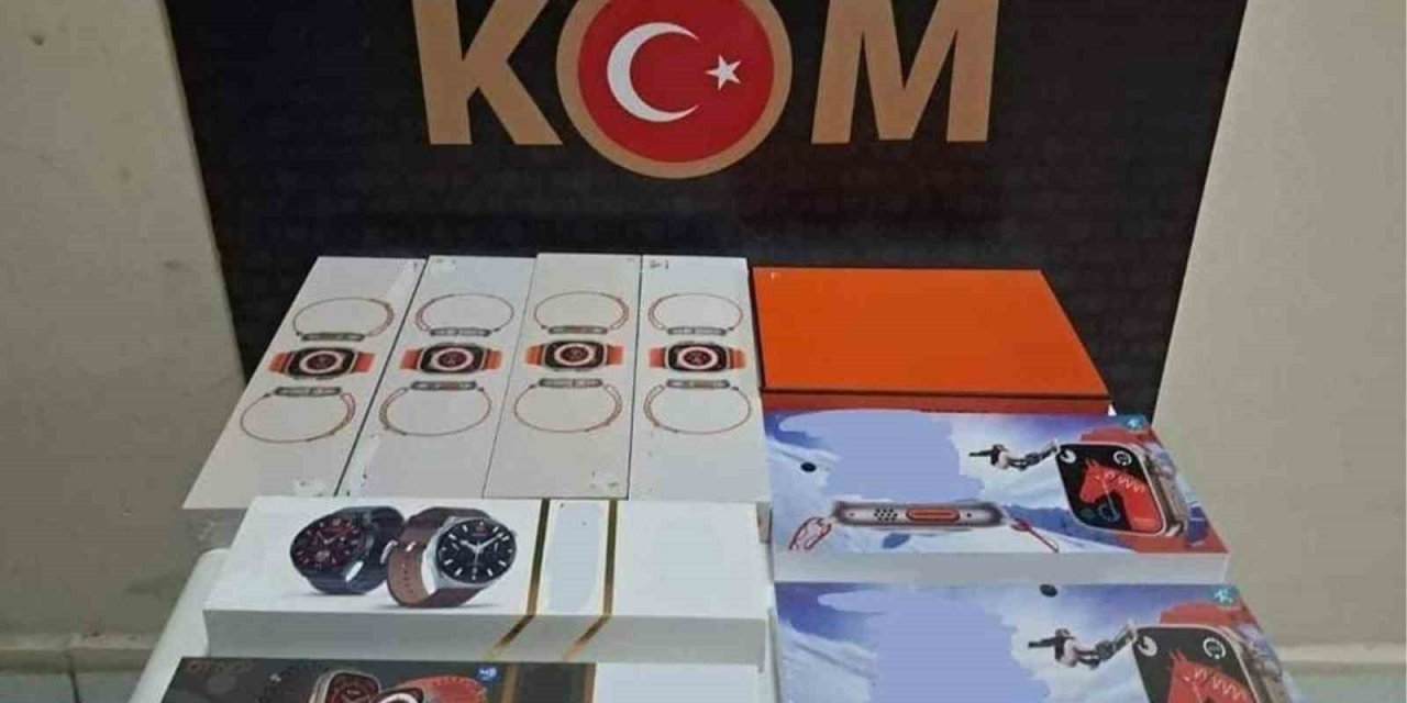 Kırıkkale’de gümrük kaçağı 9 adet akıllı kol saati ele geçirildi