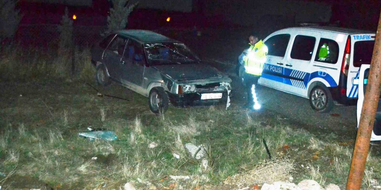 Konya’da trafik kazası: 1 yaralı